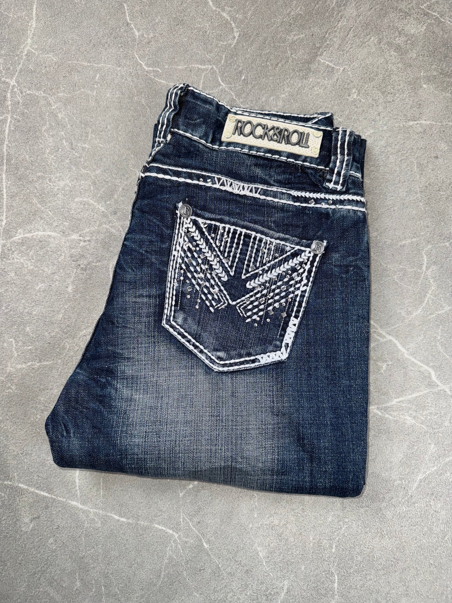 Rock & Roll Bootcut Mid Rise // 28 (M)
