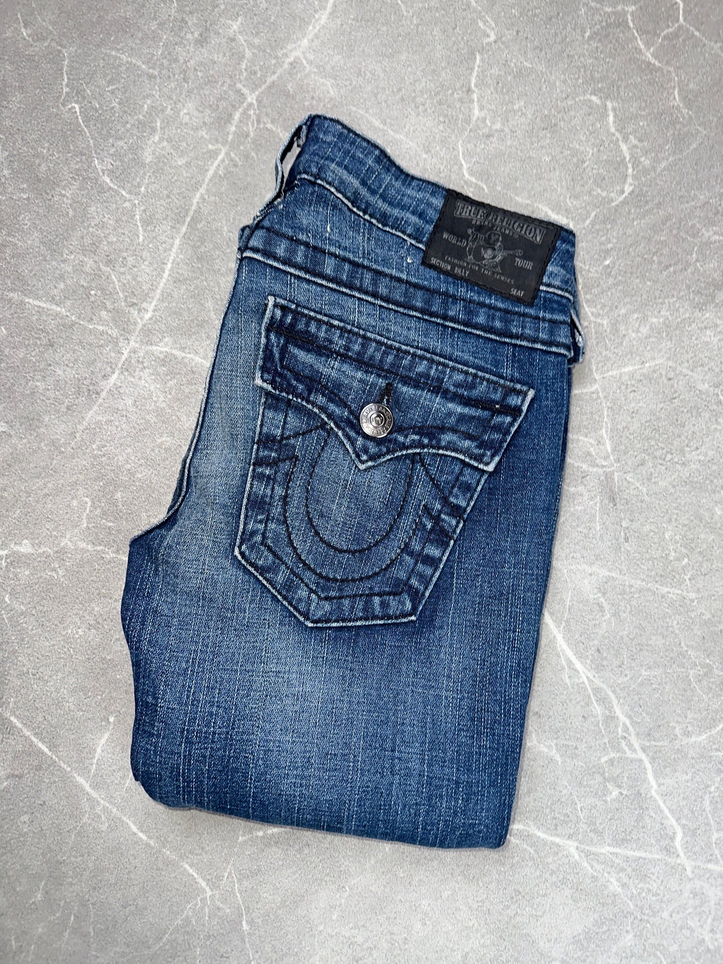 True Religion Straight Low Rise // 27 (S)