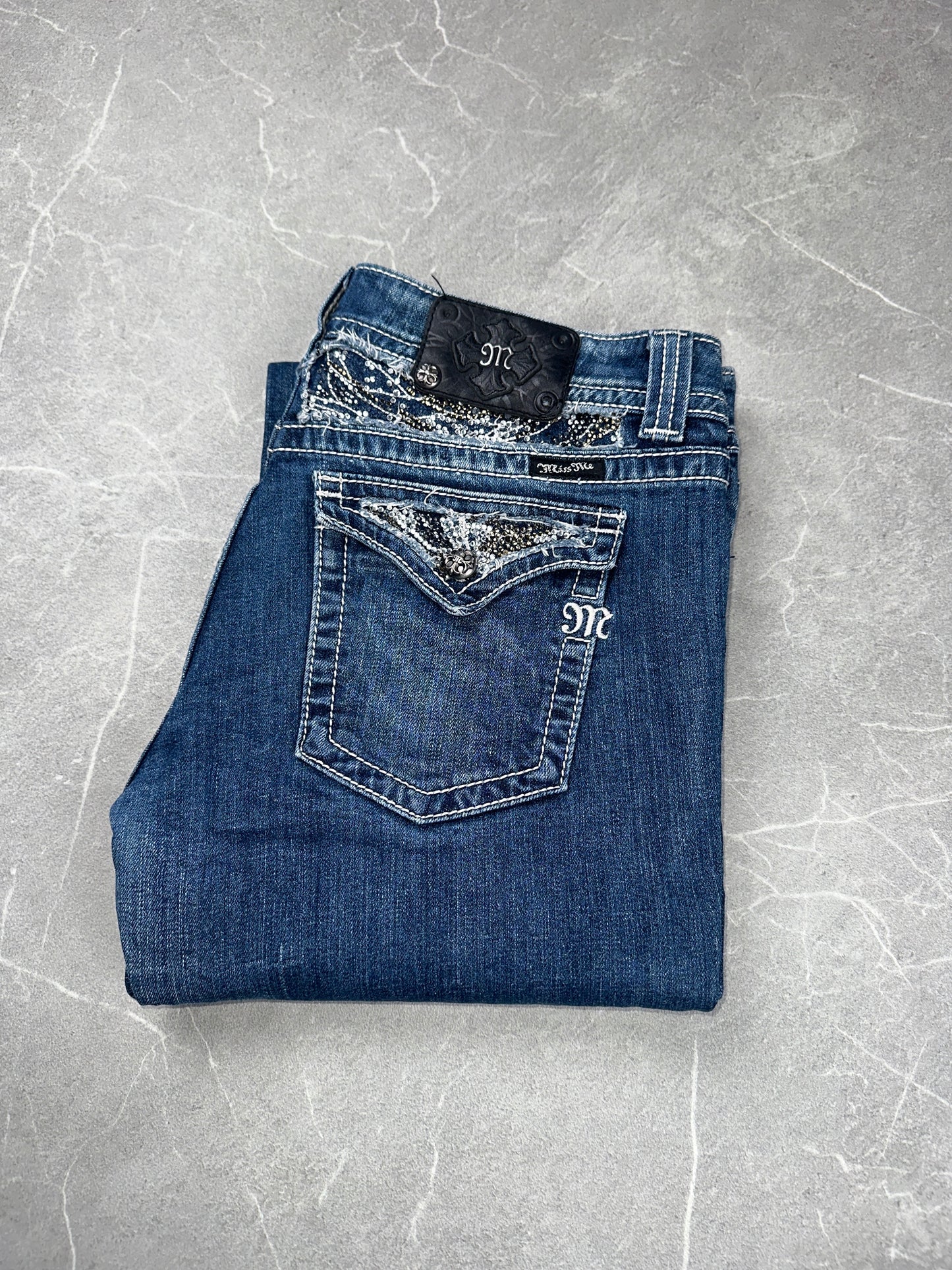 Miss Me Bootcut Low Rise // 34 (XL)