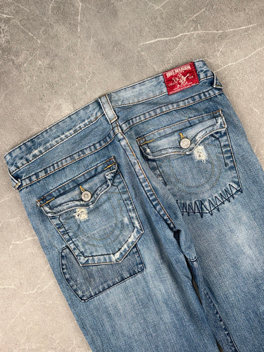 True Religion Flared Low Rise // 31 (L)