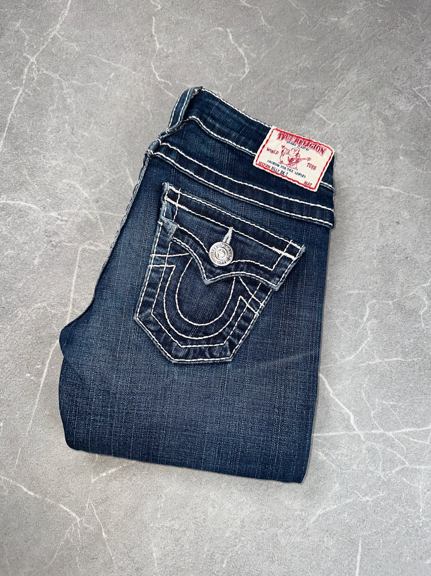 True Religion Straight Low Rise // 26 (S)