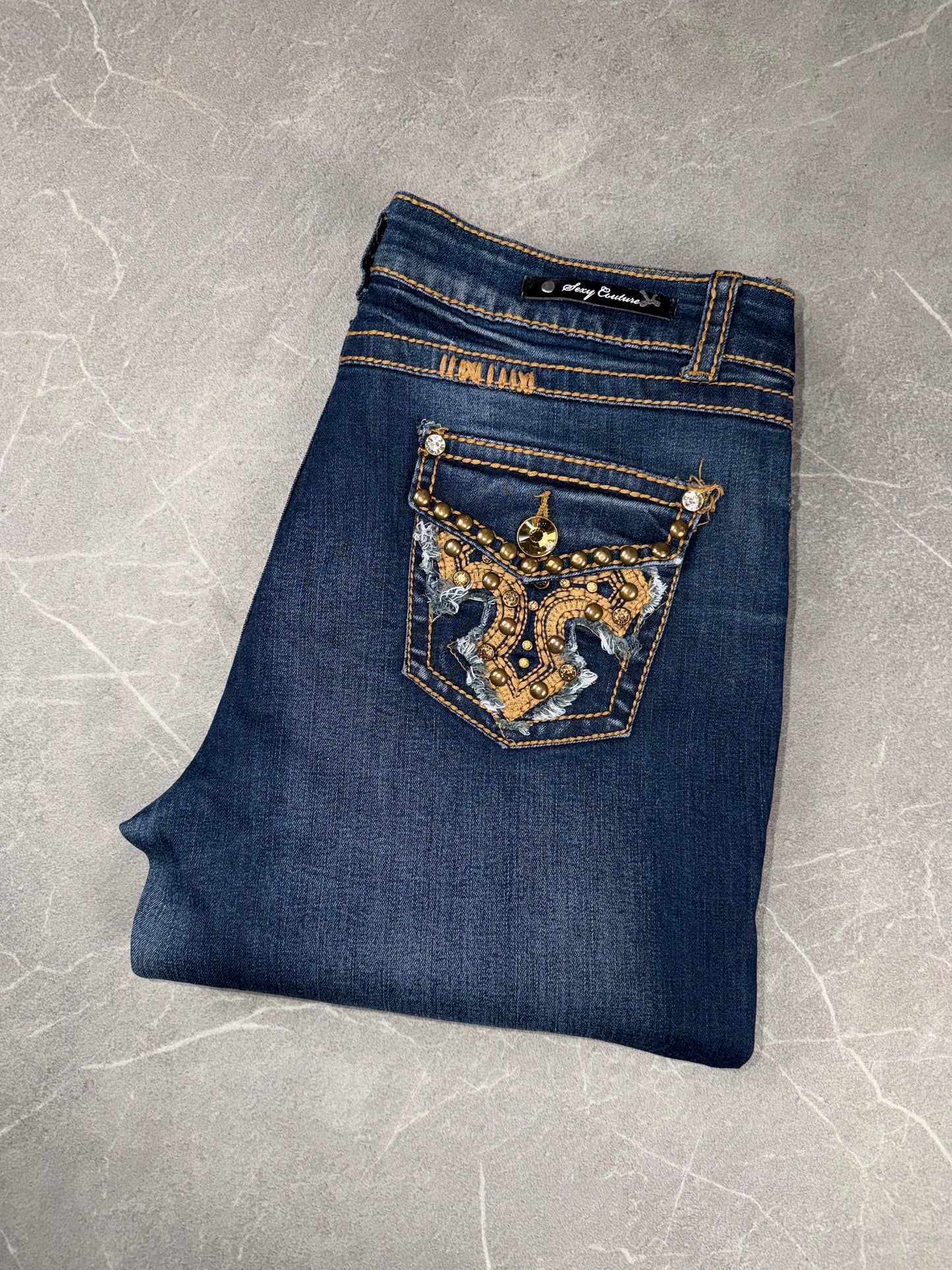 Sexy Couture Jeans Bootcut Mid Rise // L