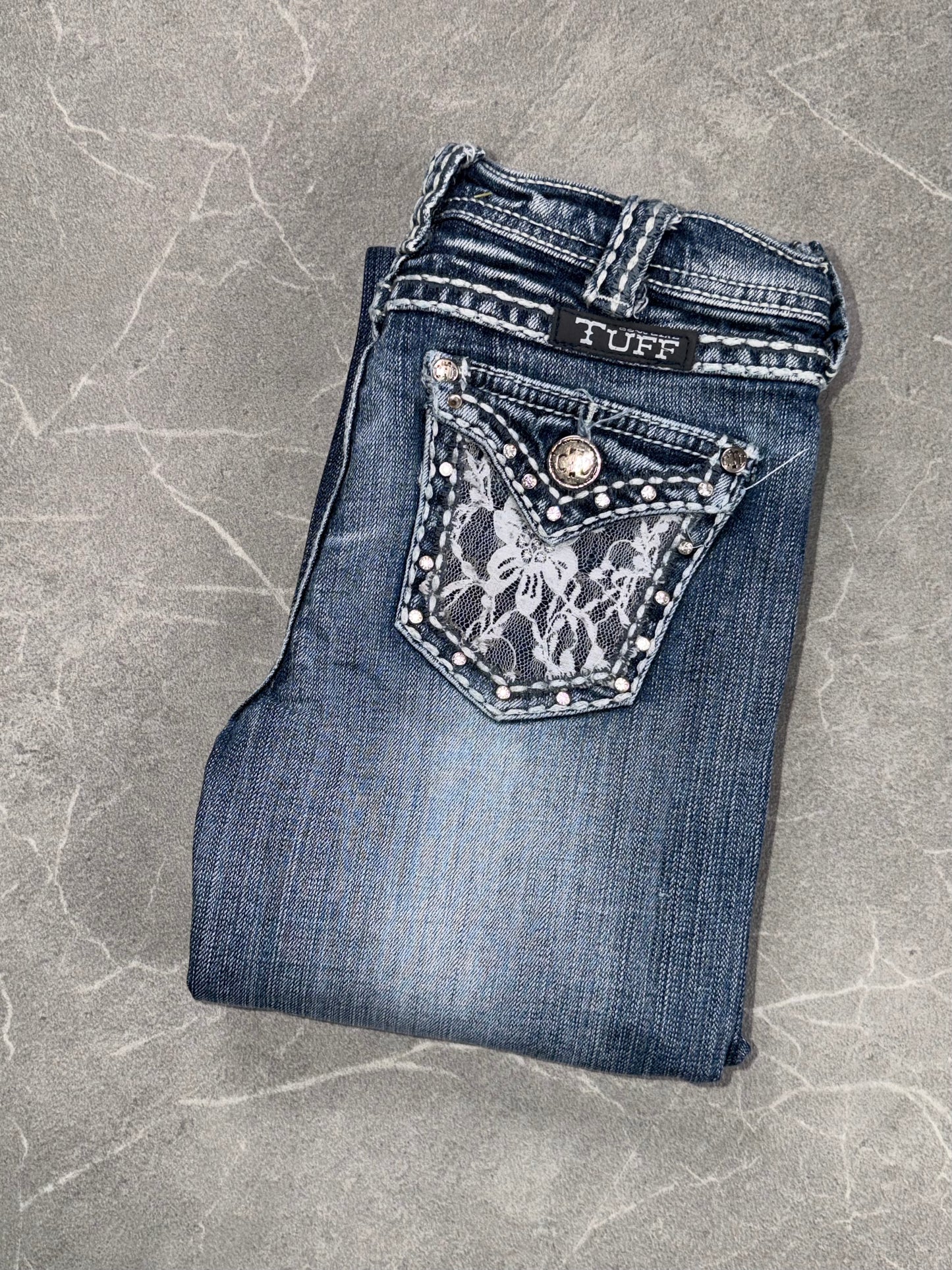 Cowgirl Tuff Bootcut Low Rise // 12 (XXXS)