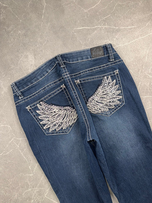 Love Indigo Bootcut Mid Rise // M
