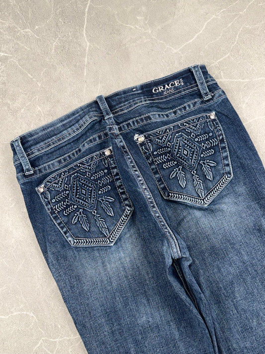 Grace Bootcut Mid Rise // 27 (S)