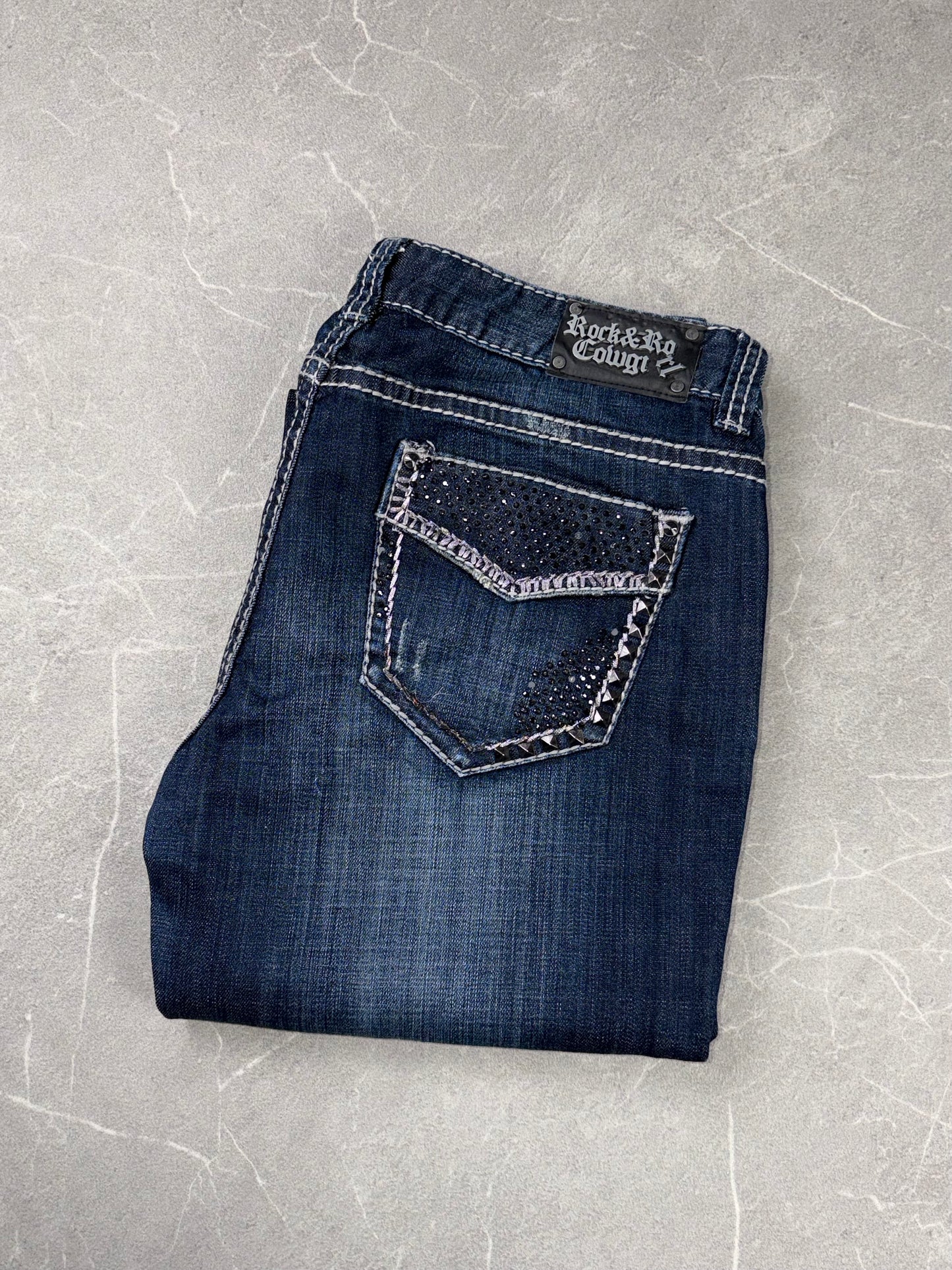 Rock & Roll Cowgirl Bootcut Low Rise // 33 (L)