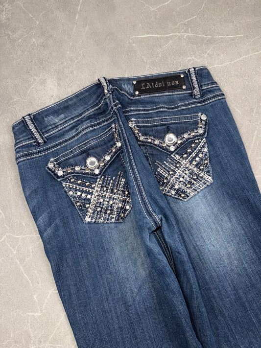 LA Idol USA Bootcut Low Rise // M