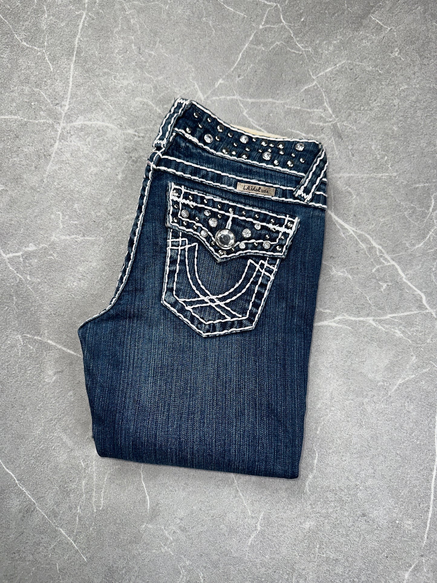 LA Idol USA Bootcut Low Rise // Xs