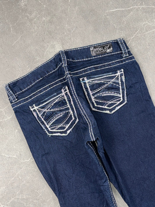 Series 31 Jeans Bootcut Mid Rise // M
