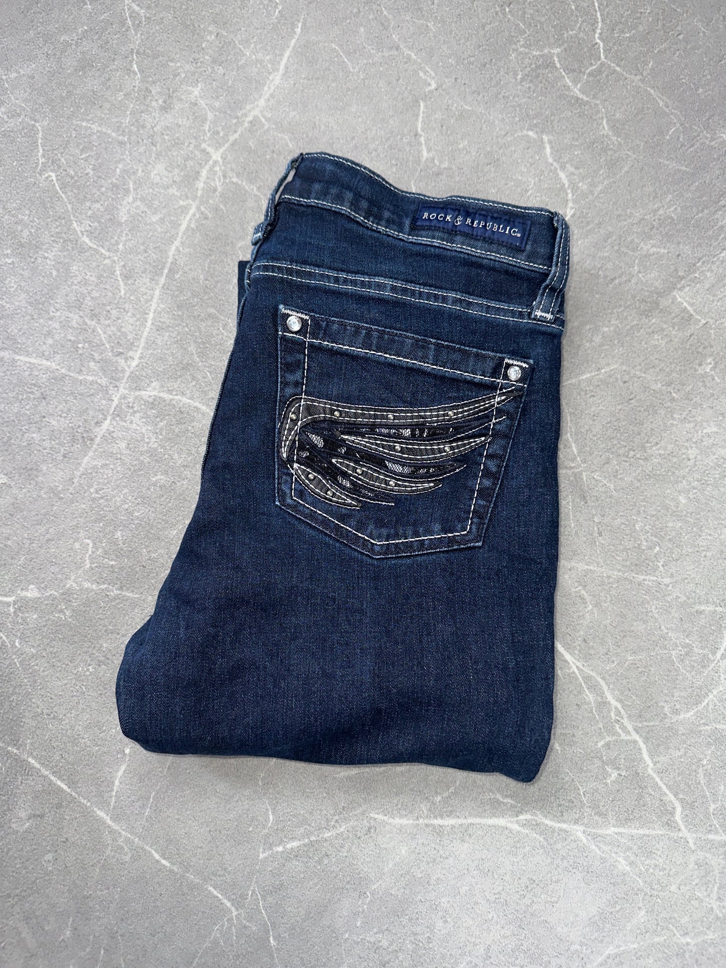 Rock & Republic Bootcut Low Rise // M