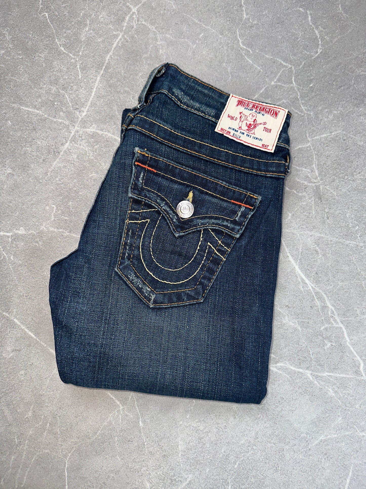 True Religion Straight Low Rise // 25 (Xs)