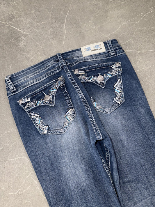 Grace Bootcut Low-Mid Rise // L