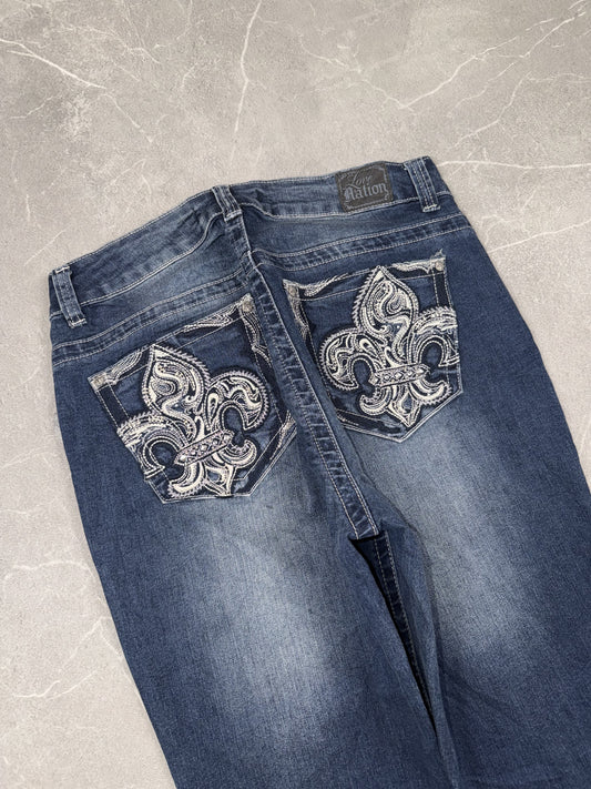 Love Nation Bootcut Mid Rise // M
