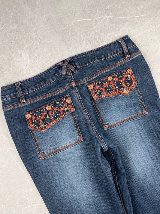 Vintage Jeans Bootcut Mid Rise // L