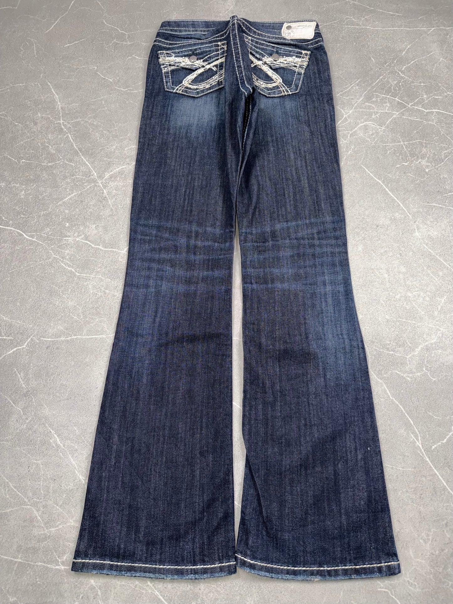 Silver Bootcut Low Rise // S