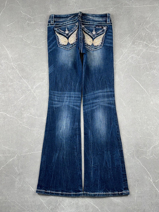 Miss Me Bootcut Low Rise // 12 (XXS)