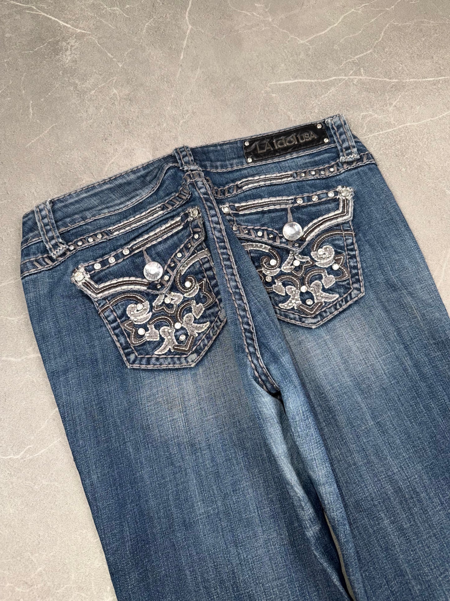 LA Idol USA Bootcut Low Rise // M