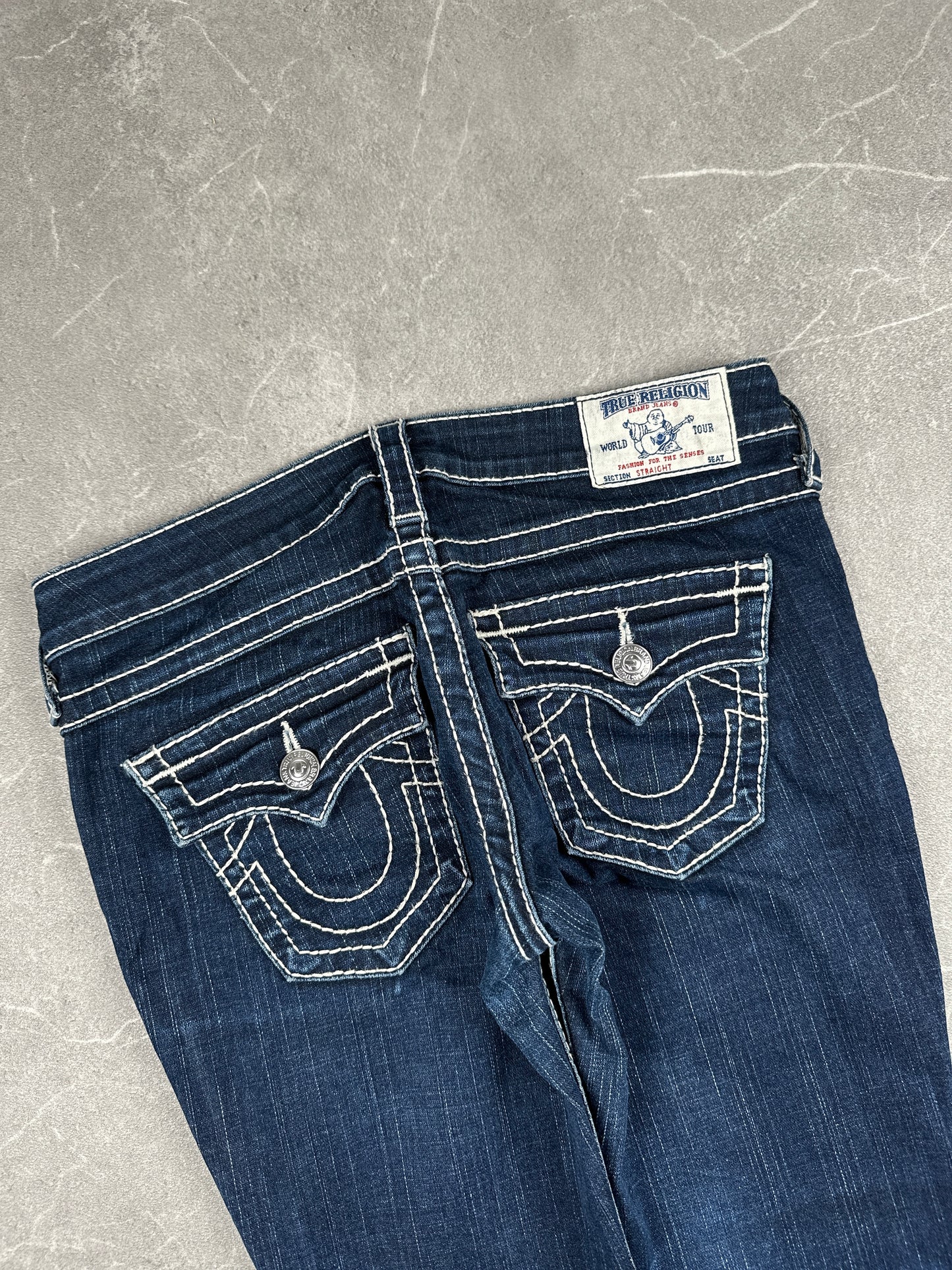 True Religion Straight Low Rise // 27 (S)