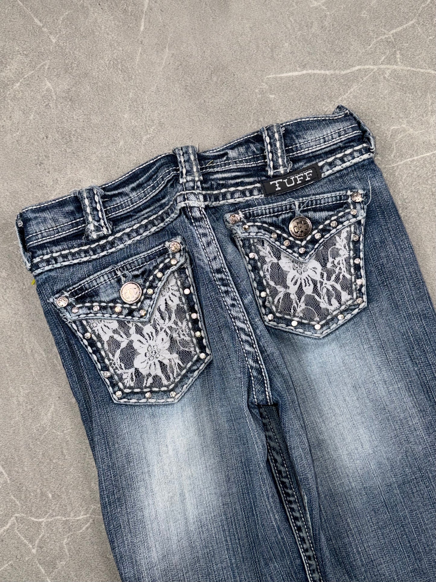 Cowgirl Tuff Bootcut Low Rise // 12 (XXXS)