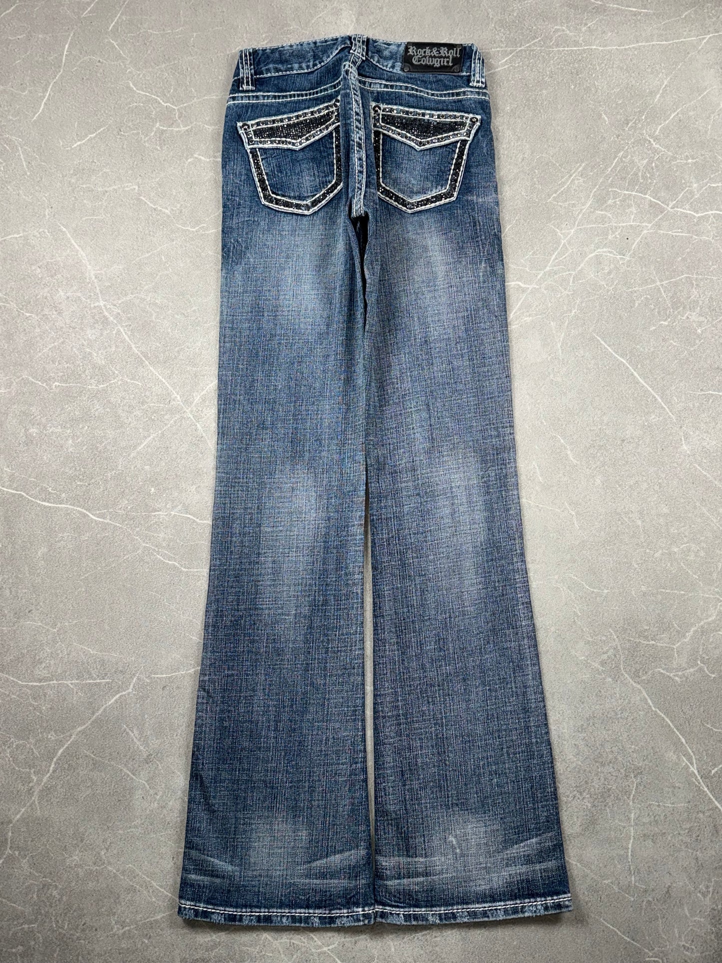 Rock & Roll Cowgirl Bootcut Mid Rise // 26 (S)