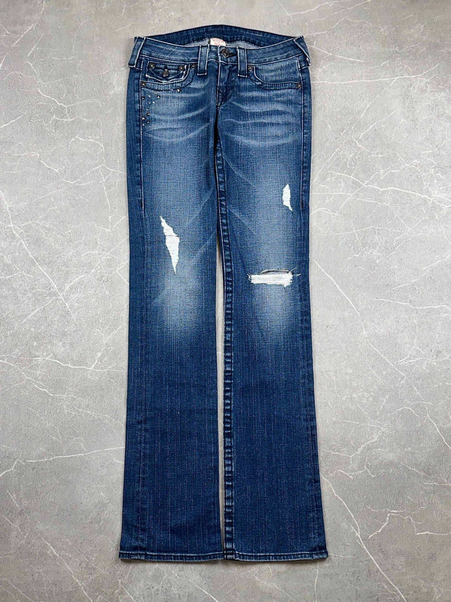 True Religion Straight Low Rise // 27 (S)