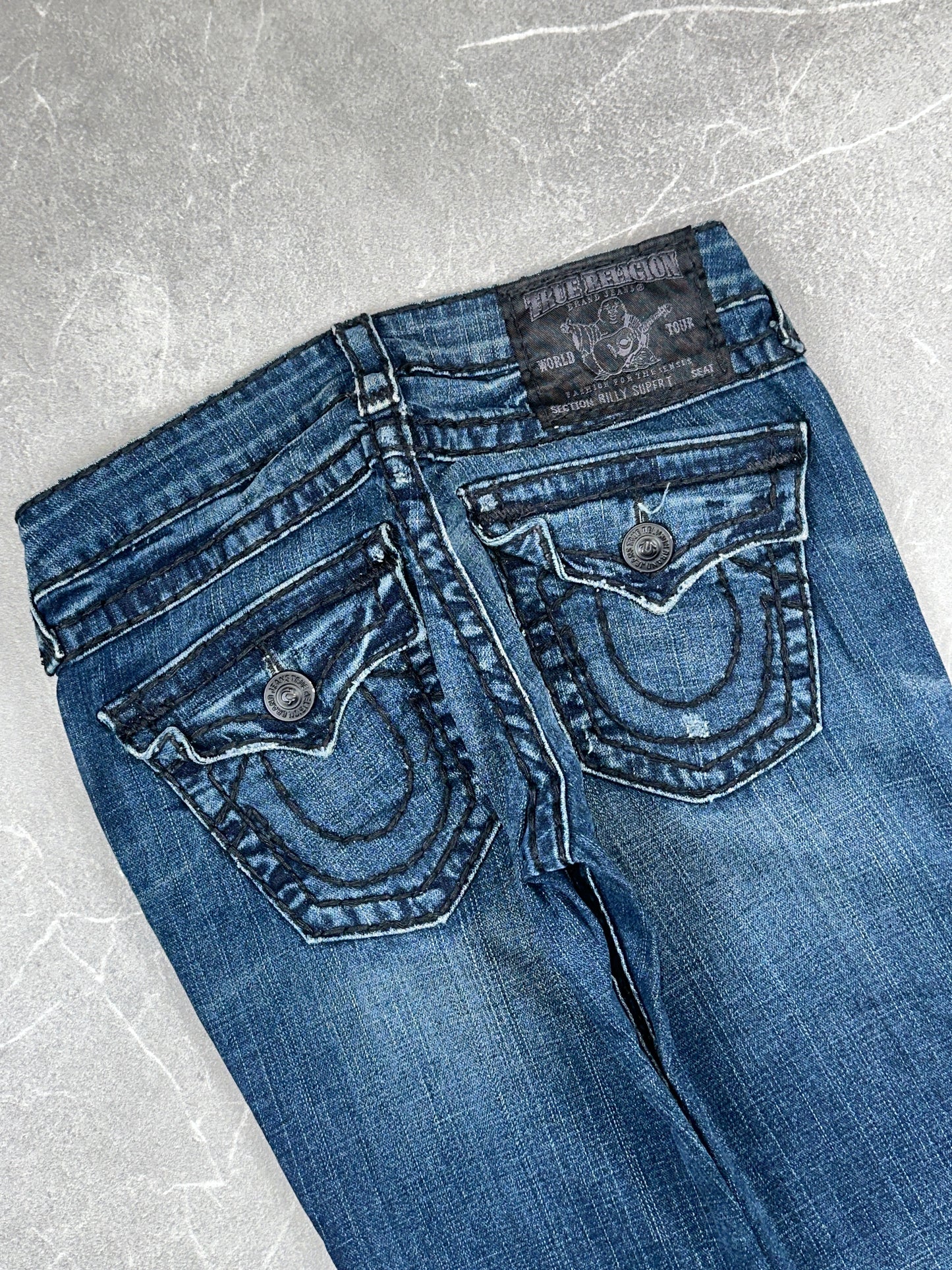 True Religion Straight Low Rise // 27 (S)