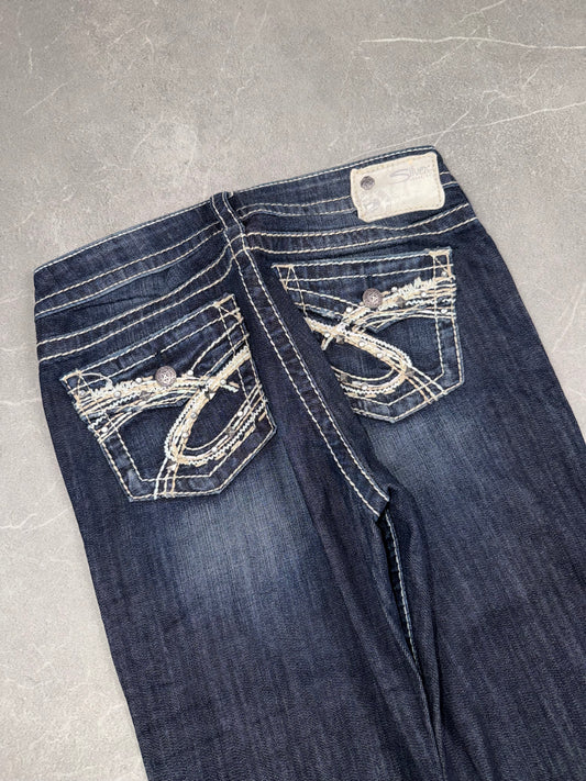Silver Bootcut Low Rise // S