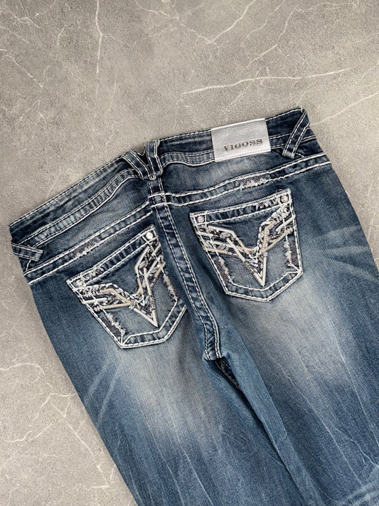 Vigoss Jeans Slim Bootcut Low Rise // L