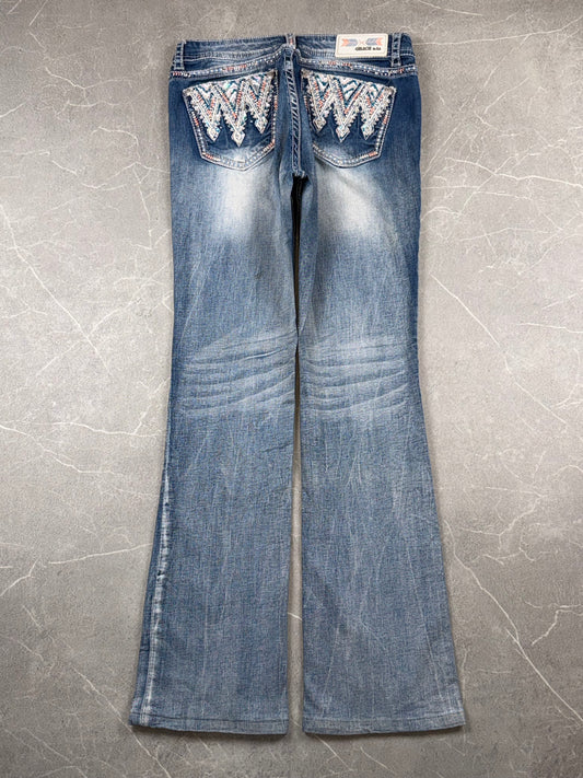 Grace in LA Bootcut Low-Mid Rise // 29 (M)