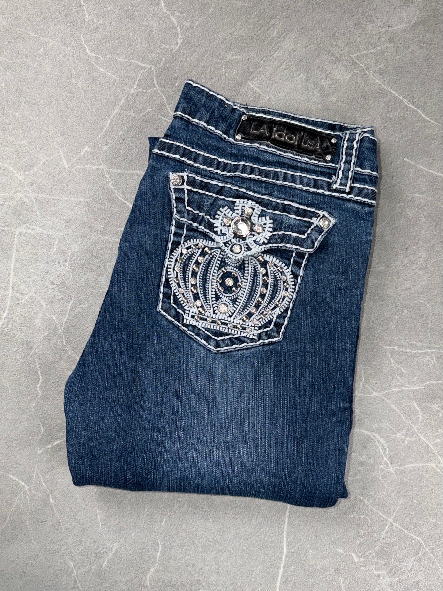 LA Idol USA Bootcut Low Rise // L