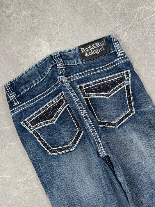 Rock & Roll Cowgirl Bootcut Mid Rise // 26 (S)