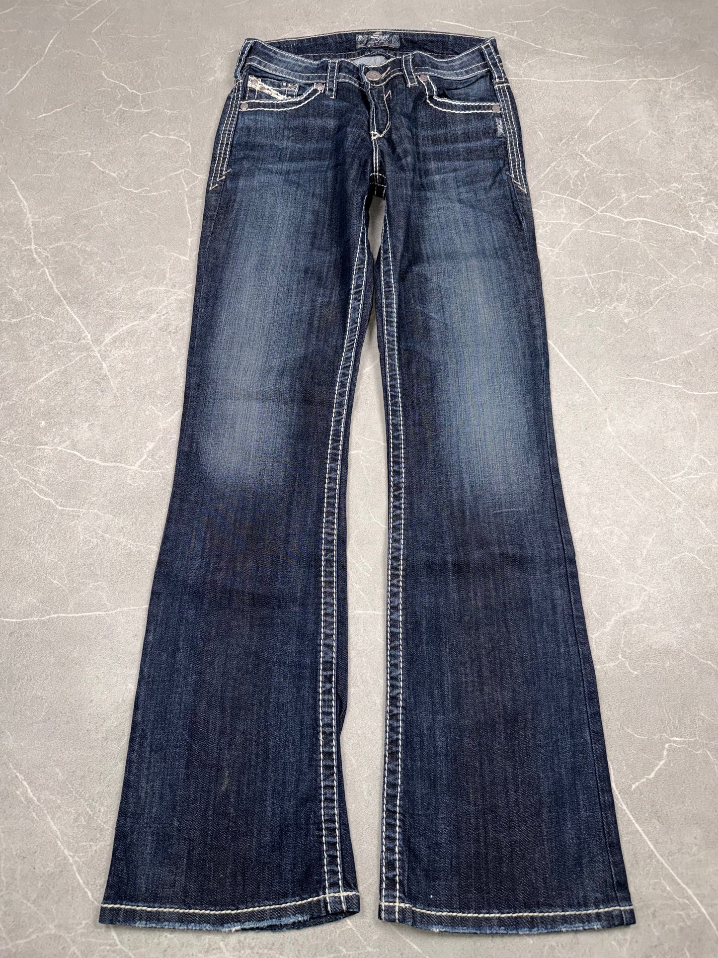 Silver Bootcut Low Rise // S