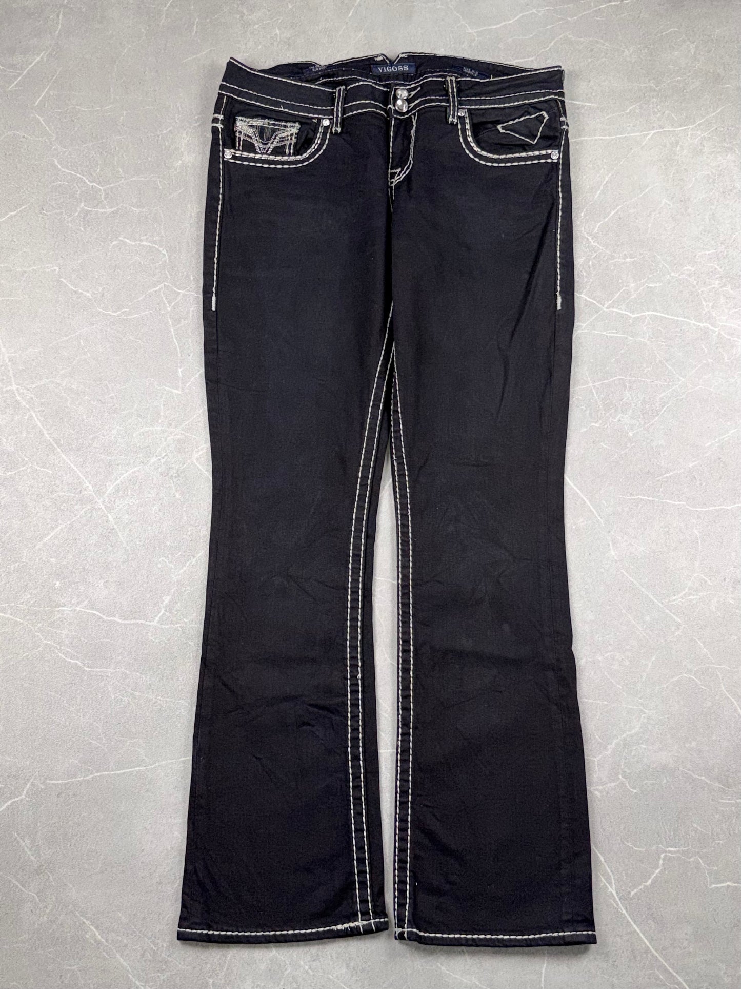 Vigoss Jeans Slim Bootcut Low Rise // L