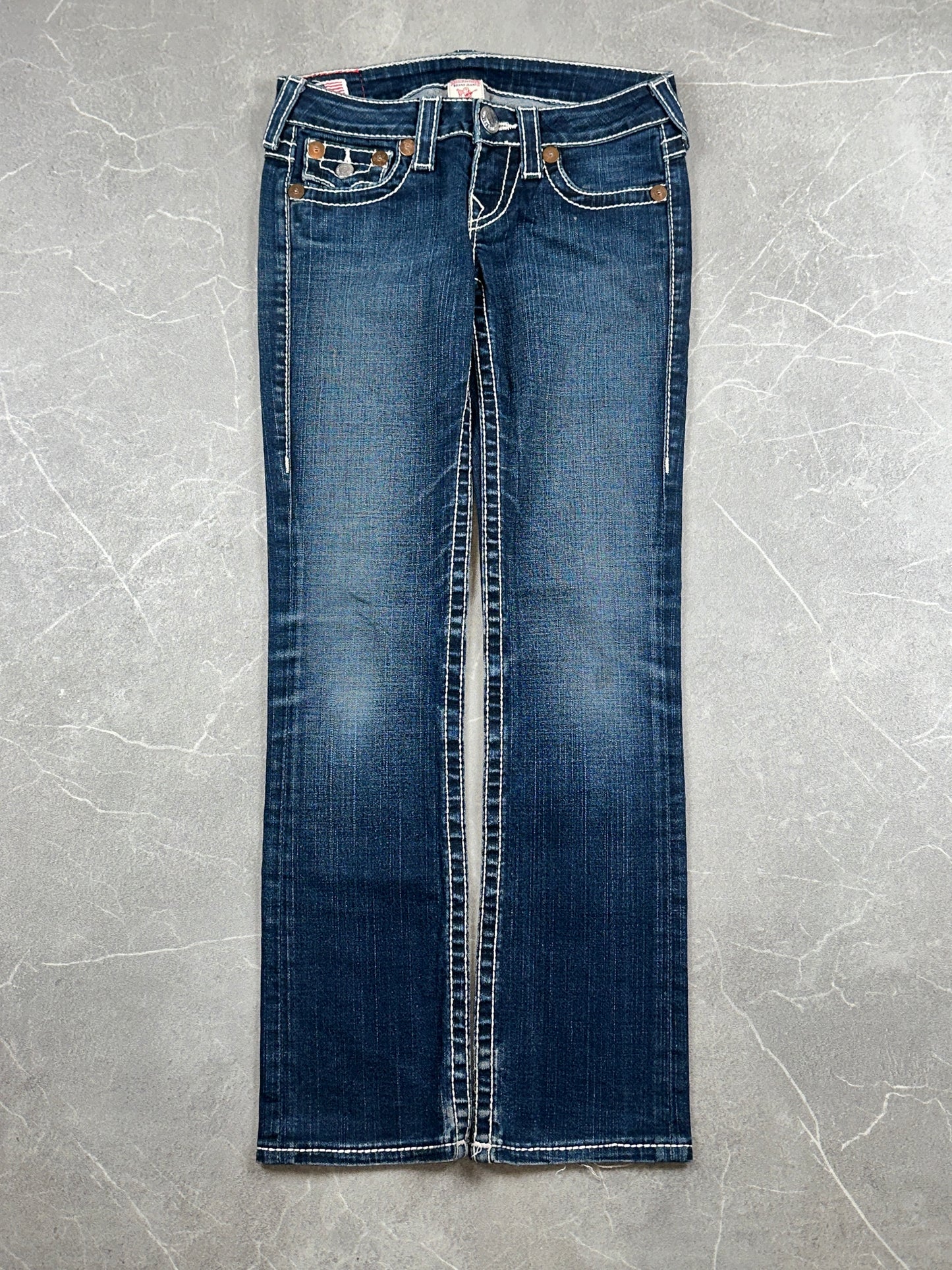 True Religion Straight Low Rise // 26 (S)