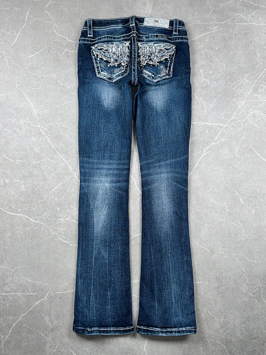 Miss Me Bootcut Low Rise // 10 (XXS)