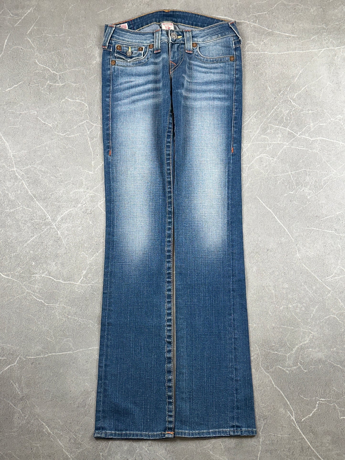 True Religion Straight Low Rise // 26 (S)
