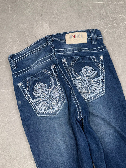 Rebel Bootcut High Rise // XS