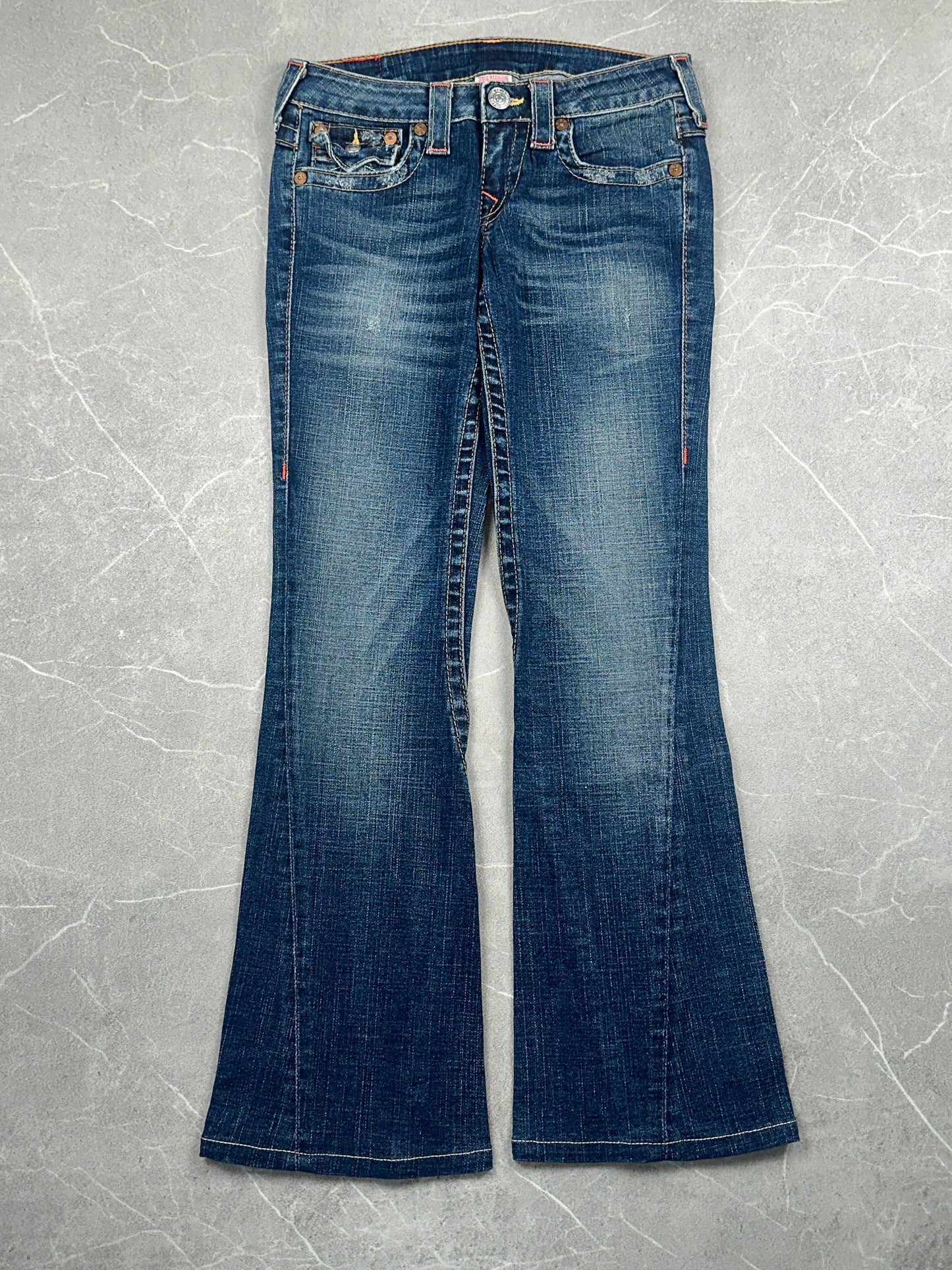 True Religion Flared Low Rise // 27 (S)