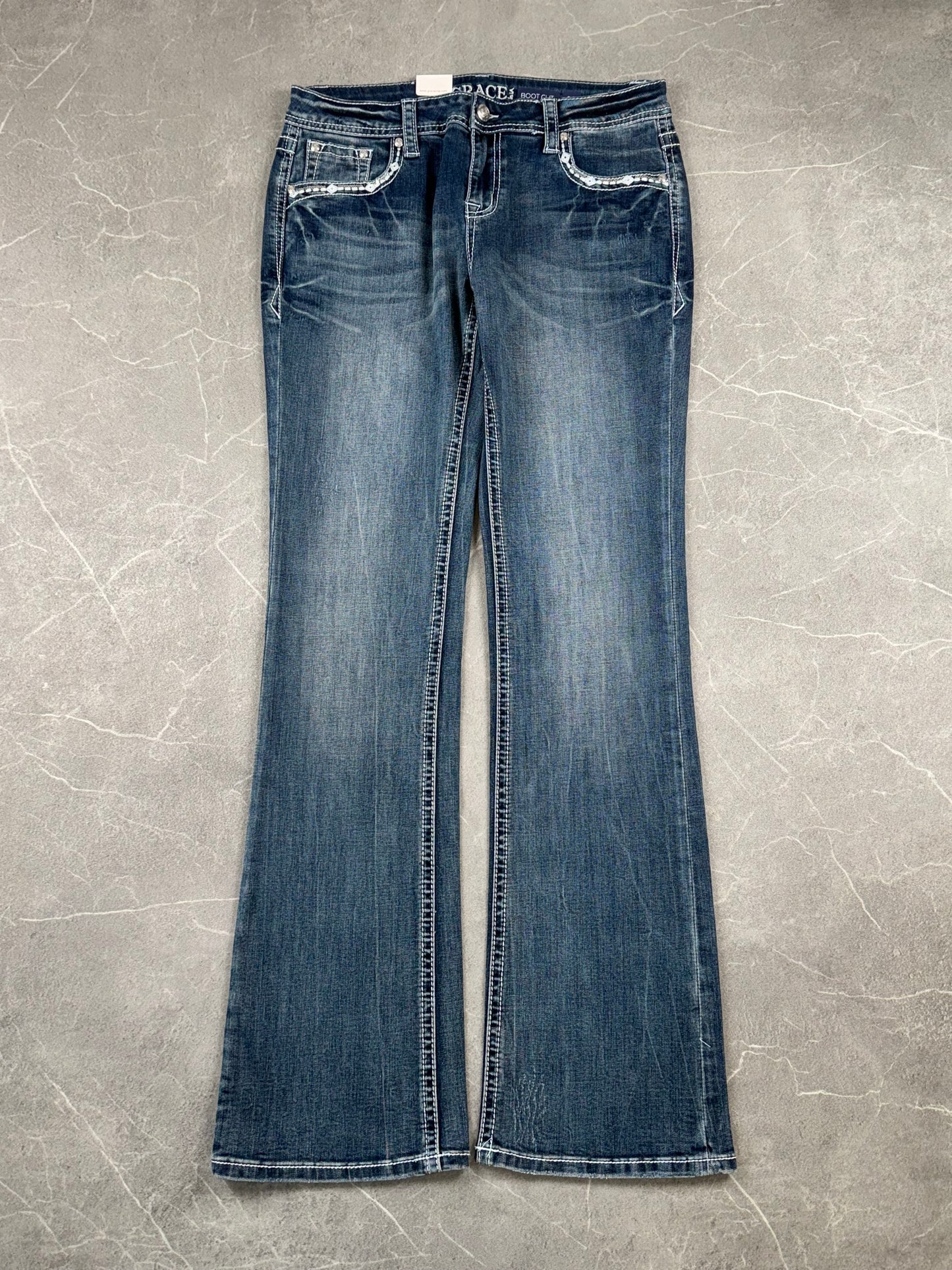 Grace in LA Bootcut Low Rise // 31 (L)