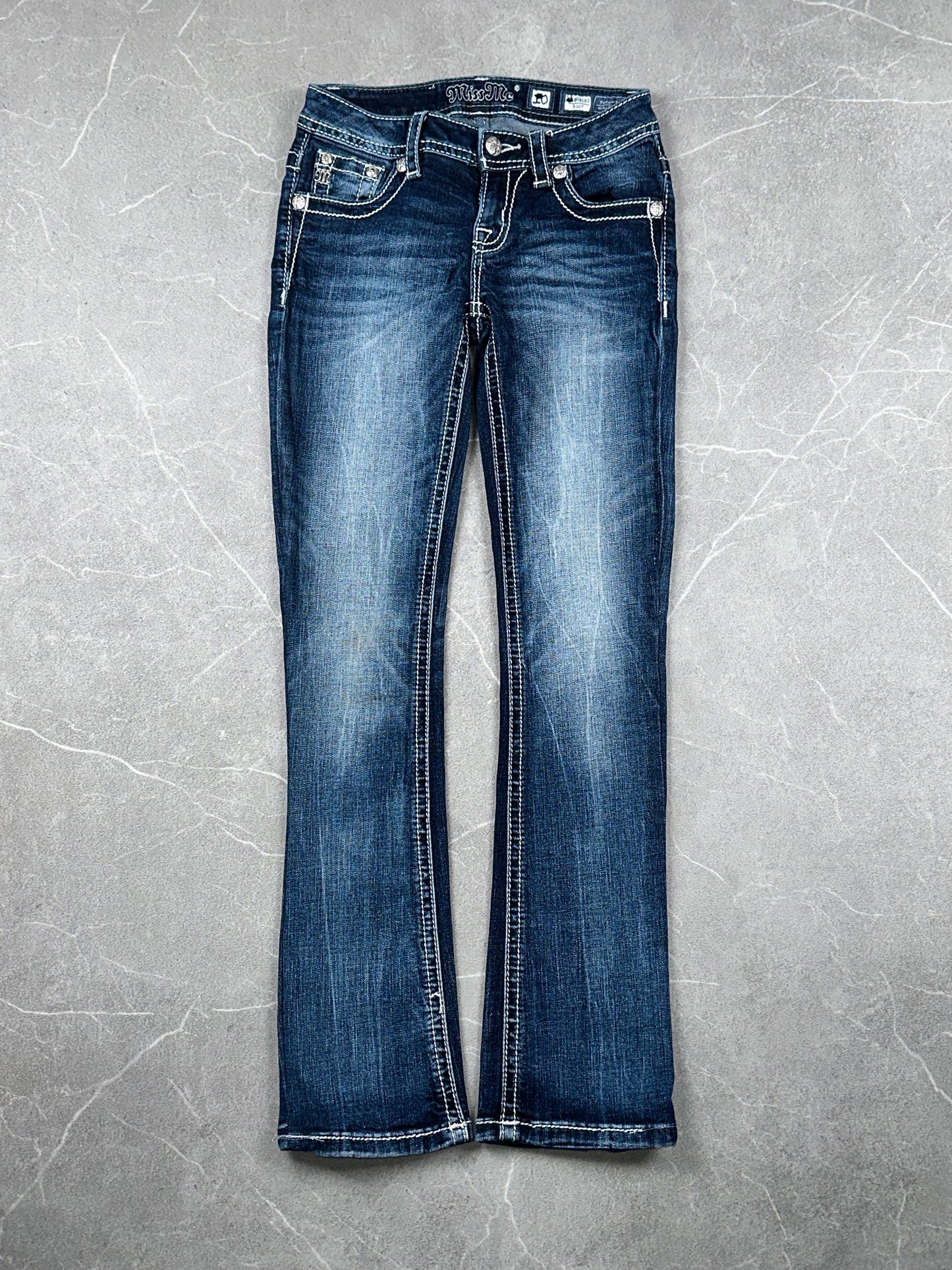 Miss Me Bootcut Low Rise // 10 (XXS)