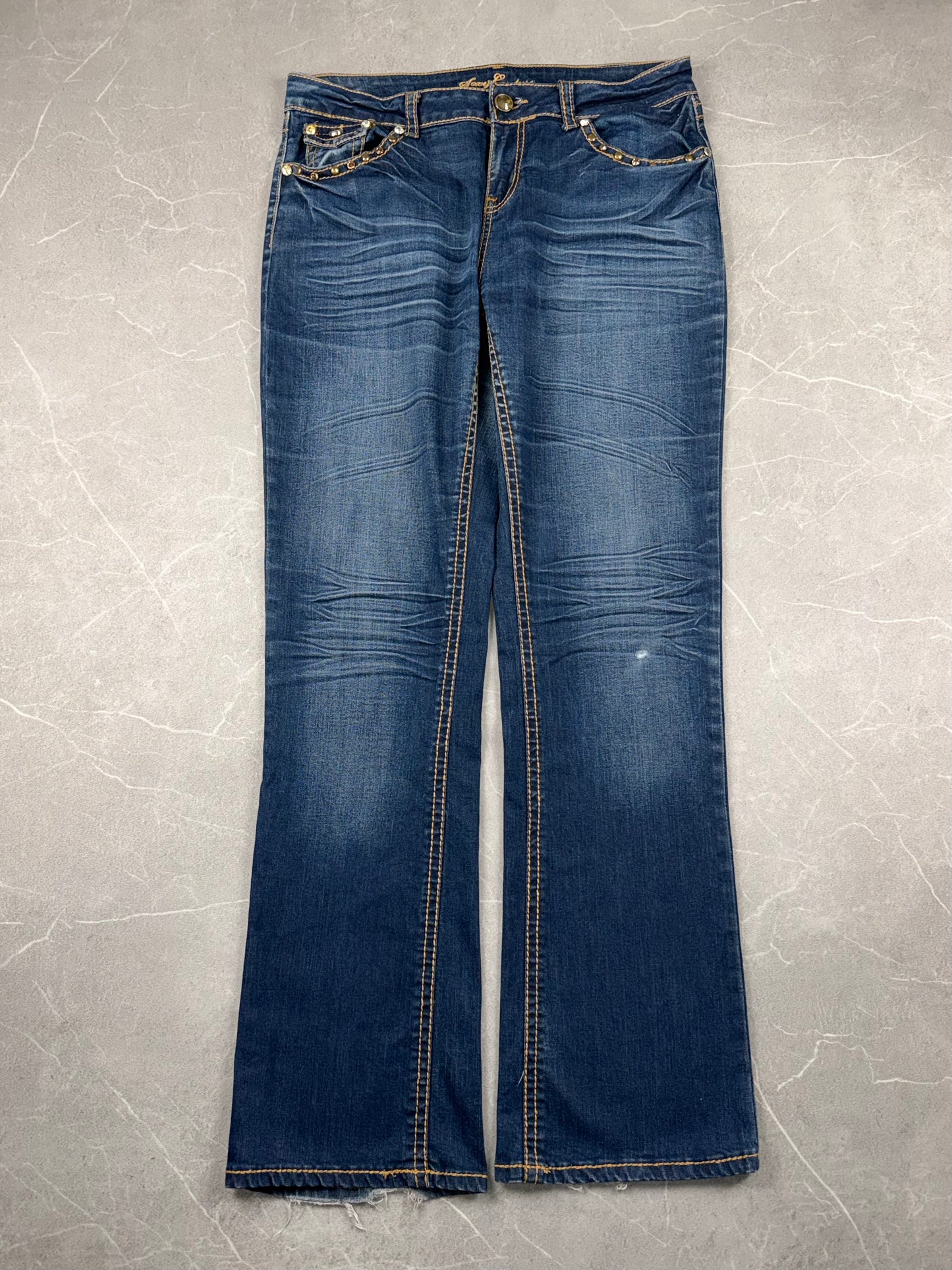 Sexy Couture Jeans Bootcut Mid Rise // L