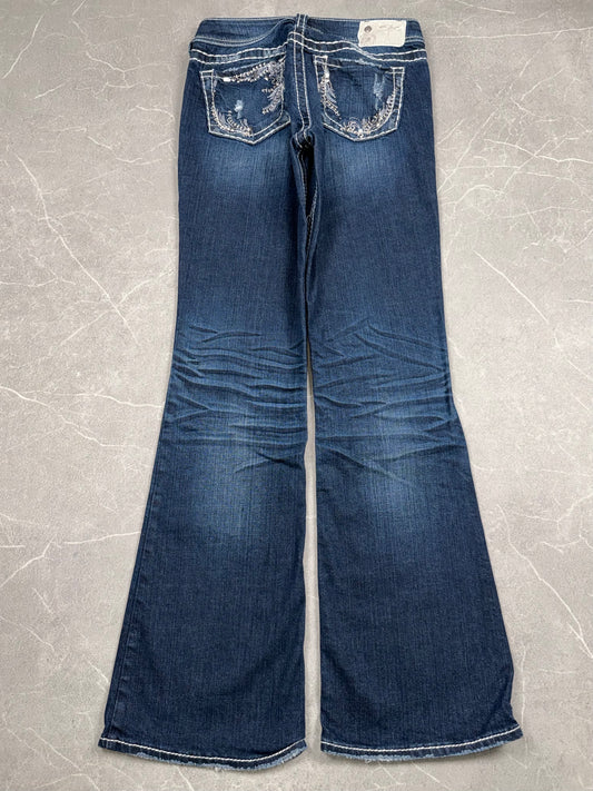 Silver Bootcut Low Rise // S