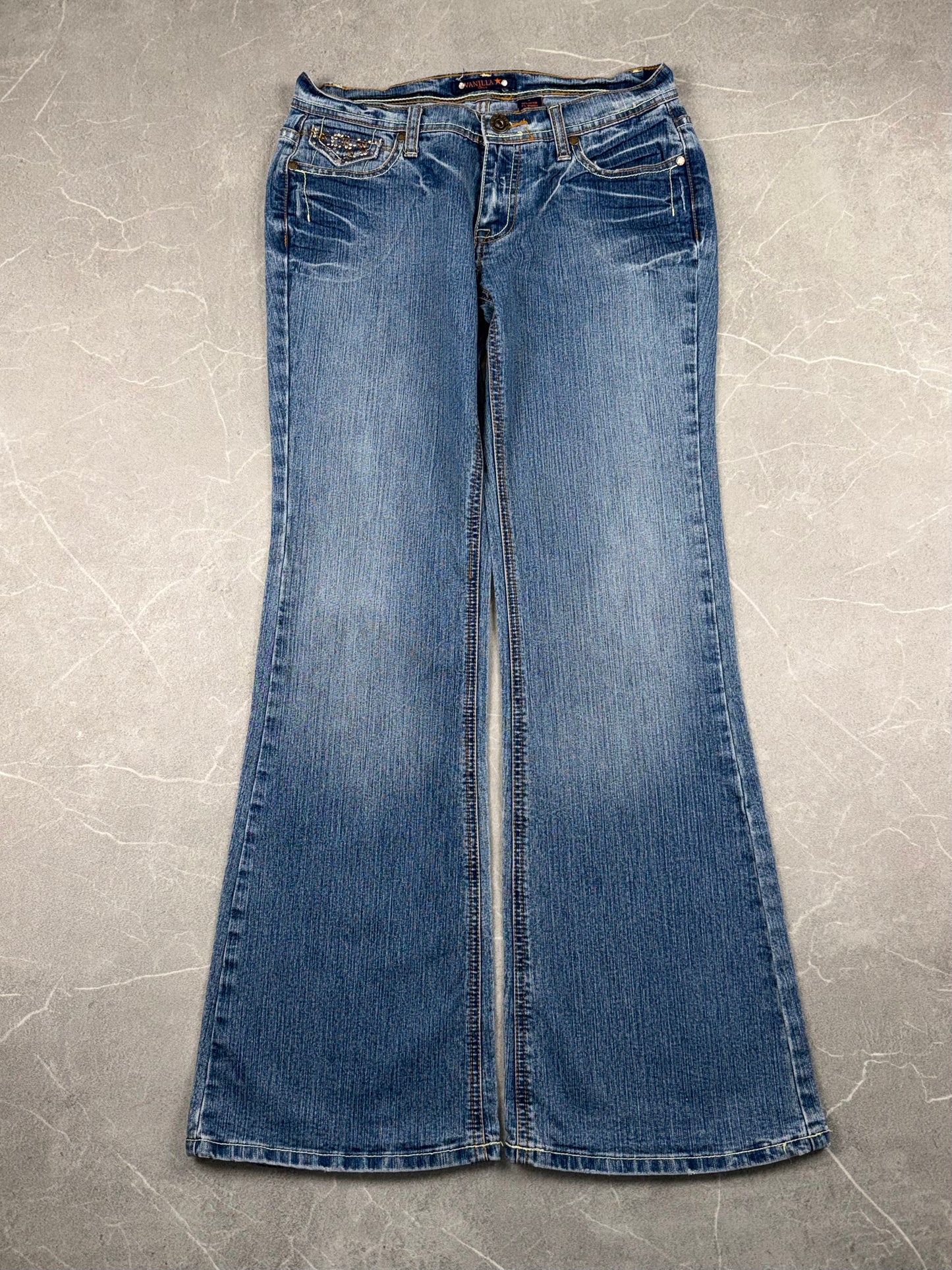 Vanilla Jeans Bootcut Low-Mid Rise // M