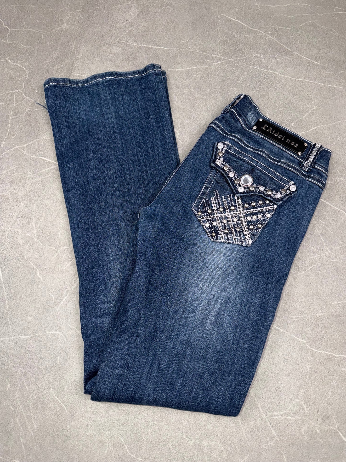 LA Idol USA Bootcut Low Rise // M