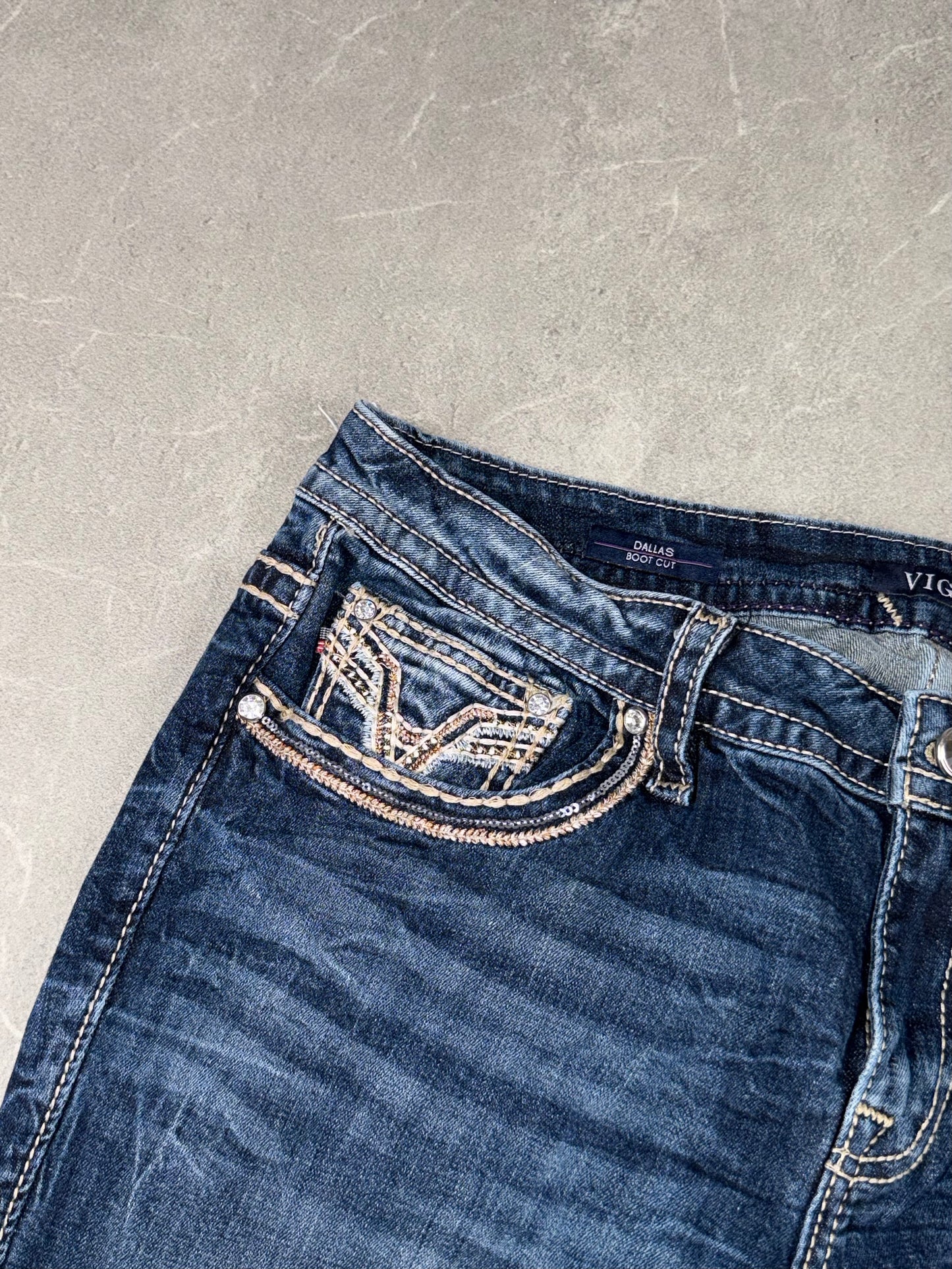 Vigoss Jeans Bootcut Low Rise // XL