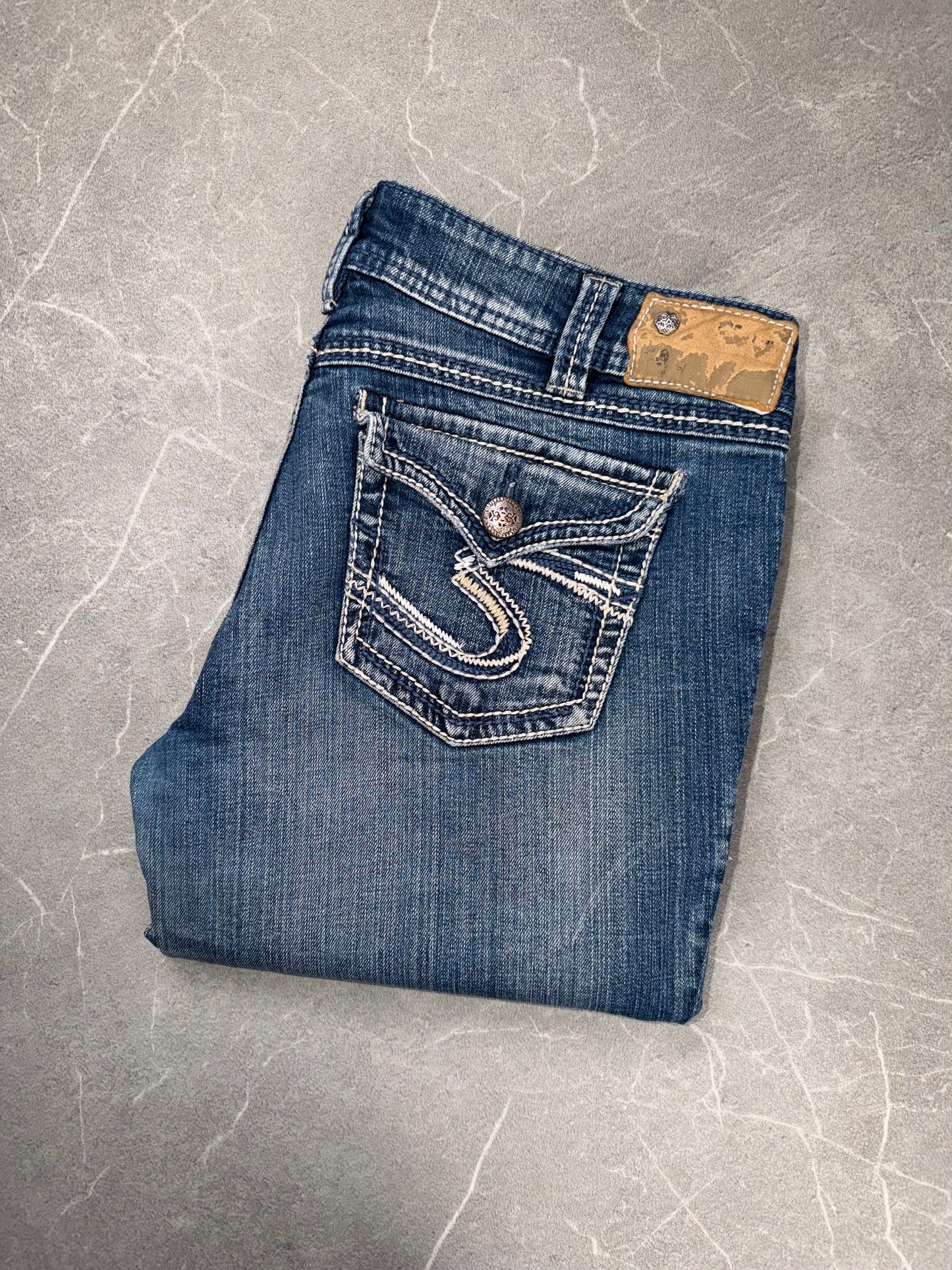 Silver Jeans Bootcut Low-Mid Rise // 32 (L)