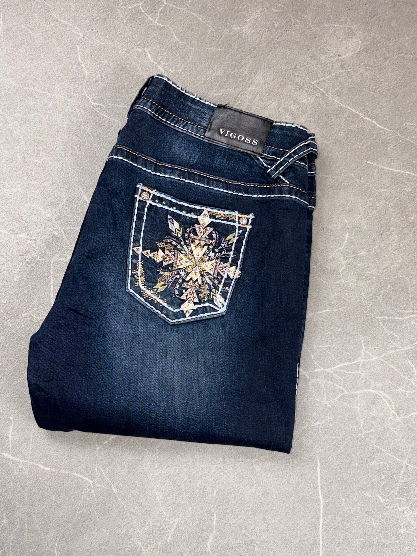 Vigoss Jeans Bootcut Low-Mid Rise // XL