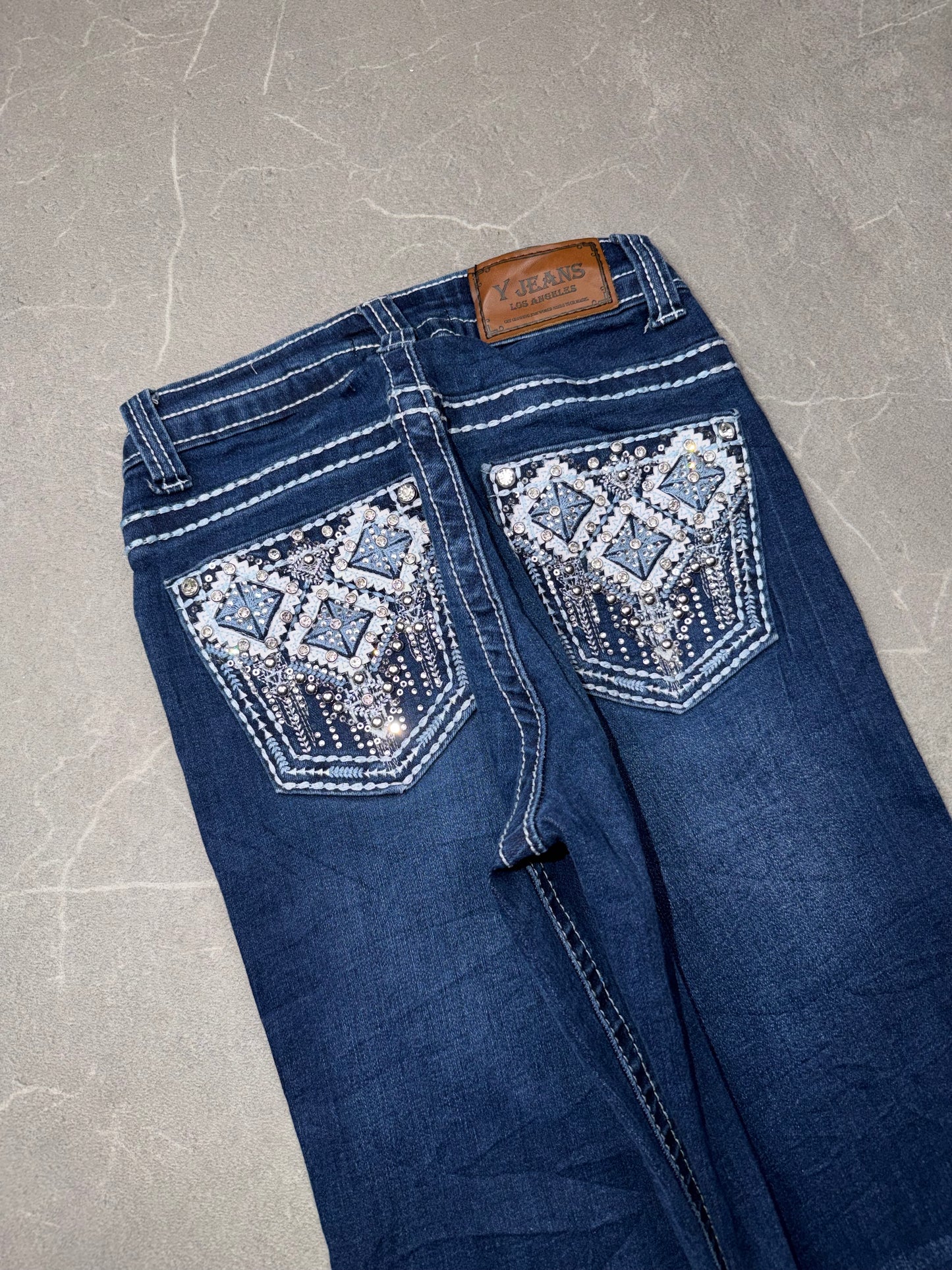 Y Jeans Bootcut Mid Rise // XXXS