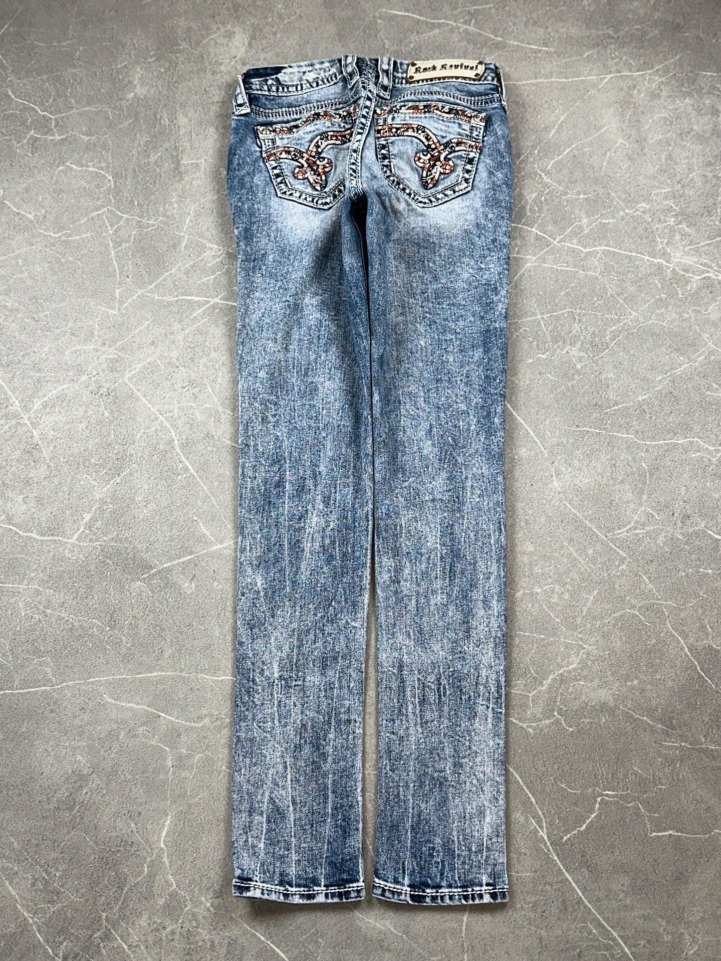 Rock Revival Jeans Skinny Low Rise // 26 (S)