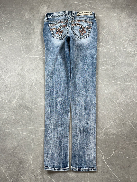 Rock Revival Jeans Skinny Low Rise // 26 (S)